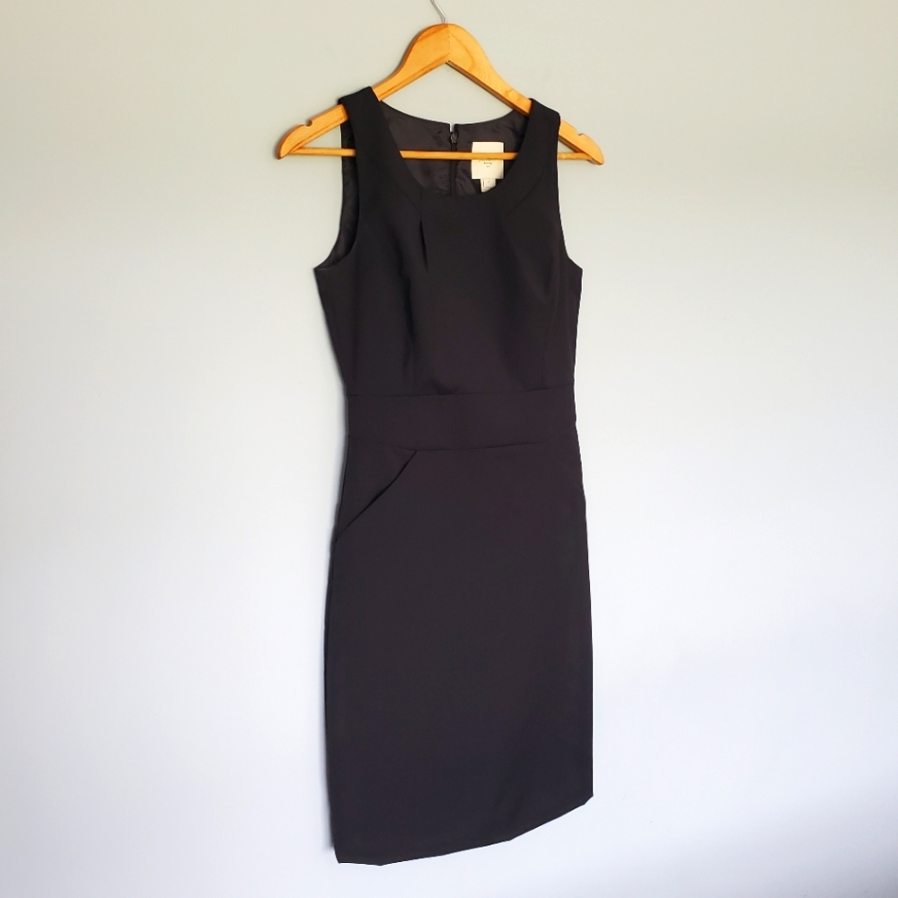 J. Crew Black Suiting Dress, Size 0, Like New!